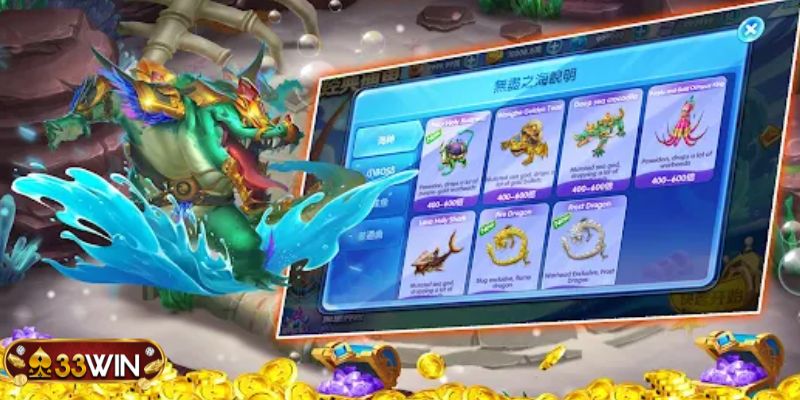 Bảng thưởng quy đổi trong bắn cá đổi tiền