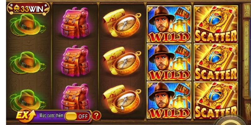 Biểu tượng Wild và Scatter trong slot game 33WIN