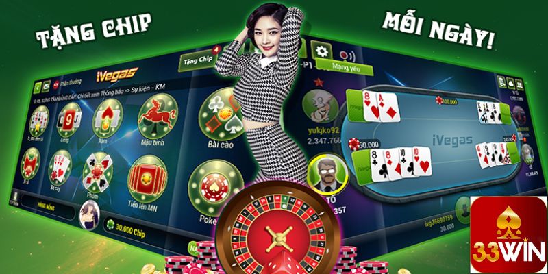 Giao diện giải trí đỉnh cao 33WIN