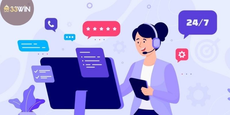 Hệ thống tổng đài chăm sóc khách hàng hiện đại tại 33WIN