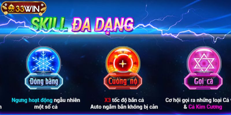 Hệ thống vũ khí đa dạng trong game bắn cá Rùa Xanh